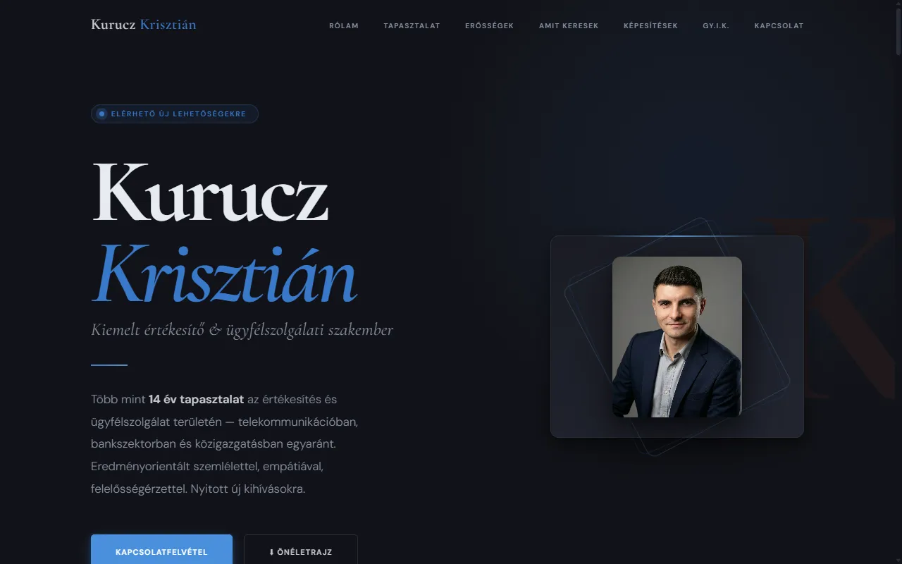 kuruczkrisztian.com — élő weboldal